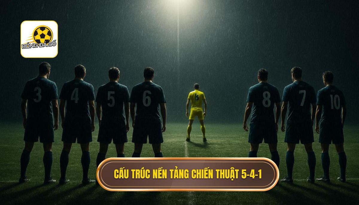 Cấu trúc nền tảng của Chiến thuật 5-4-1