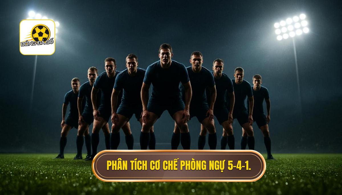 Phân tích chuyên sâu về cơ chế phòng ngự khu vực của 5-4-1