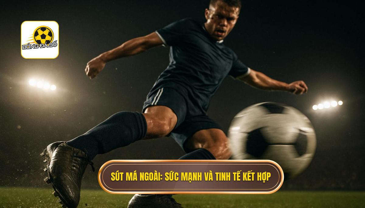 Kỹ thuật sút bóng bằng má ngoài: Bí quyết tạo đường cong hoàn hảo 2 Sút má ngoài_ Khi sức mạnh kết hợp sự tinh tế